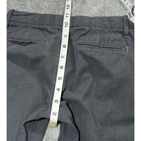 Gap Kids Girls Grey Stripe Khaki Pants Slim Straight Regular Fit MCM Kidcore - Picture 5 of 15